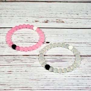 Lokai bracelets, set of 2